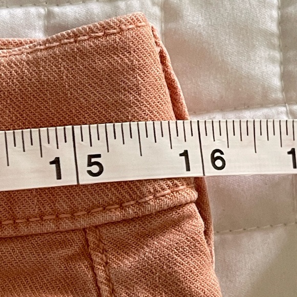 MOTHER THE DITCHER CROP Chalk Terracotta size 28 - Picture 12 of 14